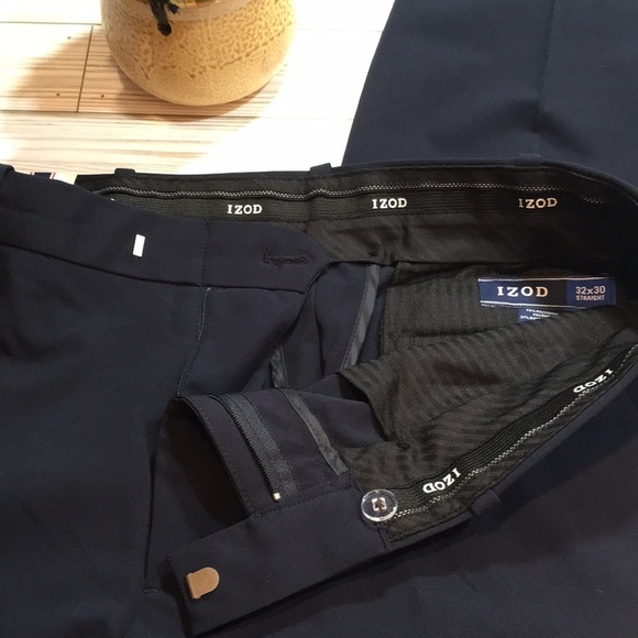 IZOD flat front dress pant - Picture 8 of 10